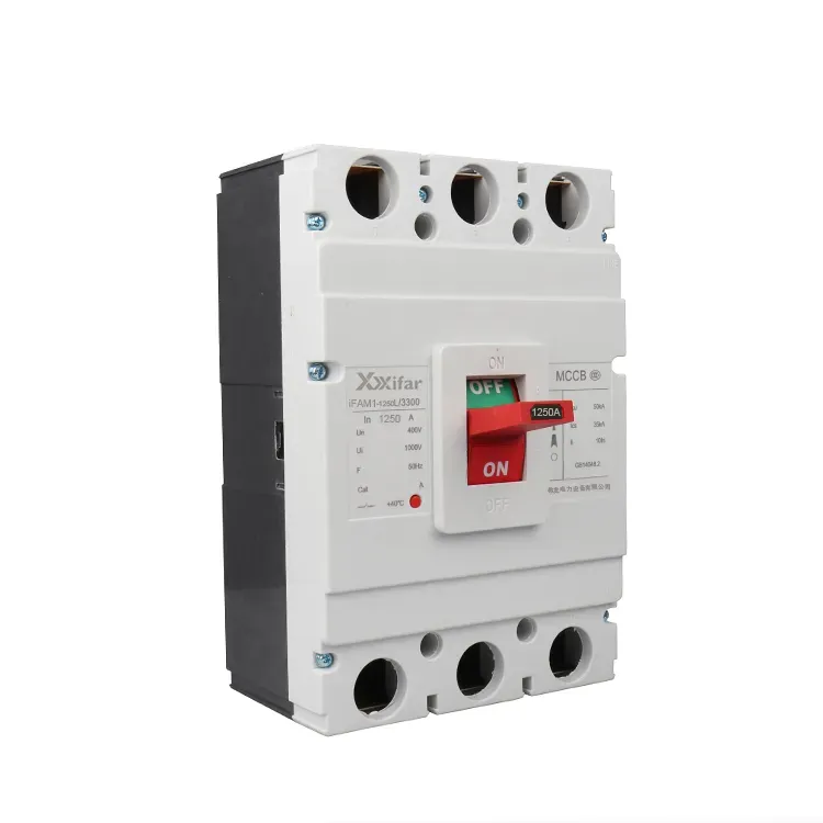 1250 Amp 3 পোল 600v Mccb সার্কিট ব্রেকার